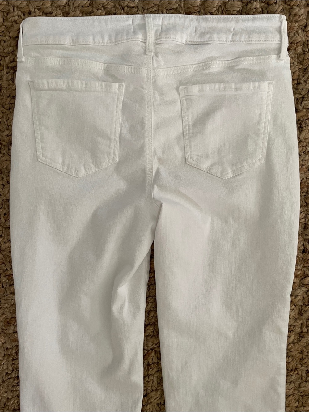 NYDJ Marilyn Straight Jeans Size 8 White Lift Tuck Stretch Denim - Picture 11 of 14
